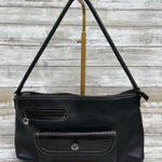 Brighton  Pebbled Leather Purse Shoulder Bag Black Braided Heart Classic Boho Y2K Photo 0