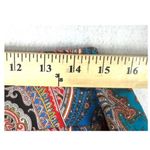 J.Crew High Waisted Paisley Shorts Blue Size 8 Belt Tie Ratti Mediterranean Photo 10