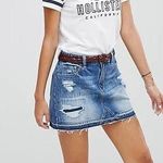 Hollister Rip & Repair High Rise Mini Skirt Photo 2