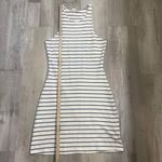 Roxy  Junior's Ano Nuevo 2 Dress, Marshmallow Signature, stretch back out Sz Lrg Photo 4