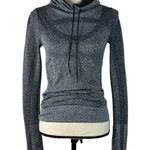 Under Armour  X-Small Threadborne Fitted Top Heat Gear Cowl Neck Gray Womens Photo 0