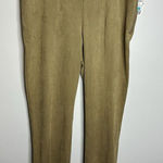 Good American Women's NEW Size 4 Suede Classic Pant Caramel High Rise Business Photo 0