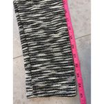 Le lis Womens Black White Marled Knit Open Front Blazer Oversized Pockets Small Photo 10