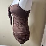 Princess Polly New NWT Loren Mini Dress Brown Size 2 Photo 3