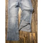 Kancan Womens Size 15/31 Mid Rise Flare Leg Jeans Light Wash Split Hem Denim NWT Blue Photo 12