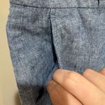 Loft Chambray Linen Cotton Shorts Sz 8 Photo 2