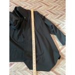 Tommy Hilfiger  Black Hoodie Cardigan Waterfall Drape Open Front Women XL Photo 7