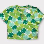 ☘️ St. Patrick’s Day Shamrock Crop Top Size M Photo 0