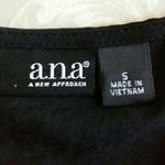 a.n.a  Knot Front Black Blouse Top Photo 3