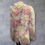 Mossimo Supply co women’s long sleeve floral hoodie rain jacket SP Pink Size undefined Photo 2