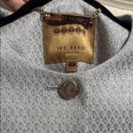 💖 Ted Baker London Eiraa Textured Peplum Blazer in Pale Blue Size 1 Photo 3