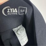 Zyia Women’s ‎ Active Size 6-8 Black Cropped Leggings Camo Reflective Pocket Photo 4