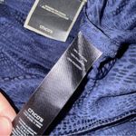 Chico's Chico’s NWT Black Label Textured Pants Size 2 Large Midnight Blue‎ Soft Pull-On Photo 4