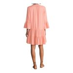 Faherty  Dream Cotton Gauze Kasey Dress Organic Boho Beach Coral XXS Oversized Photo 1