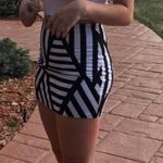 Black And White Mini Skirt Size XS Photo 0