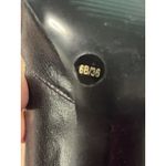 BCBGMAXAZRIA BCBG Black Leather Stiletto Pumps Size 6 S-632 Photo 7