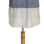 Juicy Couture Womens chiffon knit layer blouse Gray size M Minimalist Casual Soft Photo 5