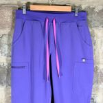 FIGS Yola Jogger Scrub Pants Purple Medium Tall Technical Collection Nursing Photo 12