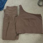Athleta leggings and one shoulder top Photo 0