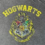 Harry Potter Hogwarts Crest Graphic Tee Size XL Gray Photo 4