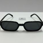 90s Style Black Sunglasses / Small Square Sunglasses Photo 0