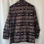 Chico's Design vintage cotton print shirt jacket, size 1 (medium/8) Photo 4