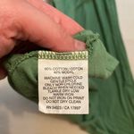 Old Navy Y2K Green Sleeveless V-Neck Cinched Waist Tie Midi Dress Size Large Photo 4