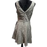 City Studio Dress Silvery Gray Lace Lining Vneck Sleeveless Party Size 13 NEW Photo 1