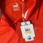 Puma Womens Medium Pounce Red Tomato Sleeveless Golf Polo Shirt Cool Max Photo 6