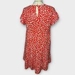 KIRUNDO Babydoll Tiered Casul Red and White Dress (965) Size XL Photo 3