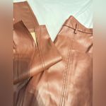 Jason Wu  Designer Faux Leather Front Slit Pants. Size Medium- see photos Photo 3