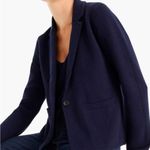 J.Crew Margot Cropped Single-Button Sweater Blazer in Navy Size: S Photo 1