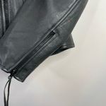 Vintage Divine Leather Black Insulated Moto Motorcycle Riding Jacket Coat L Size L Photo 2