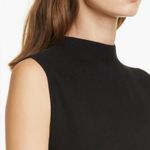 Club Monaco  Kaytee Funnel Neck Fit & Flare Sweater Dress Black NWT Medium Photo 3