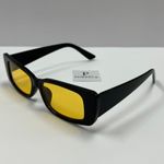 Retro Style Rectangle Sunglasses With Yellow Lenses/ Yellow Lenses Sunglasses Photo 1