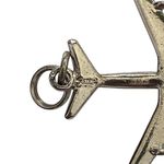 Silver Airplane Charm Jet Plane Charm Aircraft Pilot Charm Photo 4