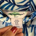 Tommy Bahama Womens Golf Blue Long Sleeve Full Zip Floral Jacket Size Medium Photo 12