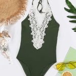 Blooming Jelly Ladies Swimsuit Lace Tummy Control. Photo 2