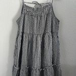 Altar'd State  Gingham Embroidered Daisy Floral Ruffle and Smocked Detailing M Photo 0