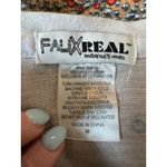 Super Funky Bikini Graphic Print T Shirt Dress by Faux Real Size M Tan Size M Photo 2