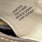 Propet Womens 2” wedge heel khaki leather sandal size 10 Tan Photo 3