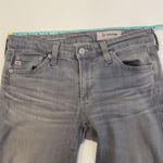 AG Adriano Goldschmied  The Legging Ankle Gray Denim Jeans Raw Hem EUC 26R Photo 9