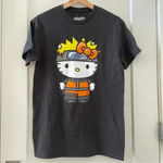 Hello Kitty Naruto Shippuden x  T-Shirt Adult Small Black Anime Halloween NWOT Photo 0