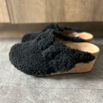 Birkenstock NEW Papillio Fanny Teddy Mule Sandal Women's 39/ 8 Black Shearling Photo 2