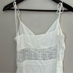 For Love & Lemons  Dress Lovebird Lace Midi White Neutral Bridal Vacation Casual Photo 8