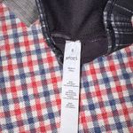 Sfori Red and Blue Plaid Garment Black Size 6 Photo 3