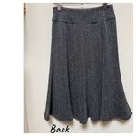 Interplay Couture Gray Herringbone A Line Fully Lined Skirt Size 6 Workwear Photo 3