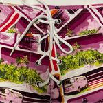 No Boundaries Board Shorts Swim VW Van Surfing Flower Trees Purple Pink Y2K 90’s Photo 3