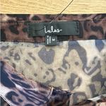 Lulus Lulu’s - Coveted Upgrade Leopard Print Sheer Short Sleeve Top in Brown & Black Photo 2