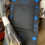 MCM Authentic Leather VISETOS logo print phone/card lanyard/Crosby Photo 10